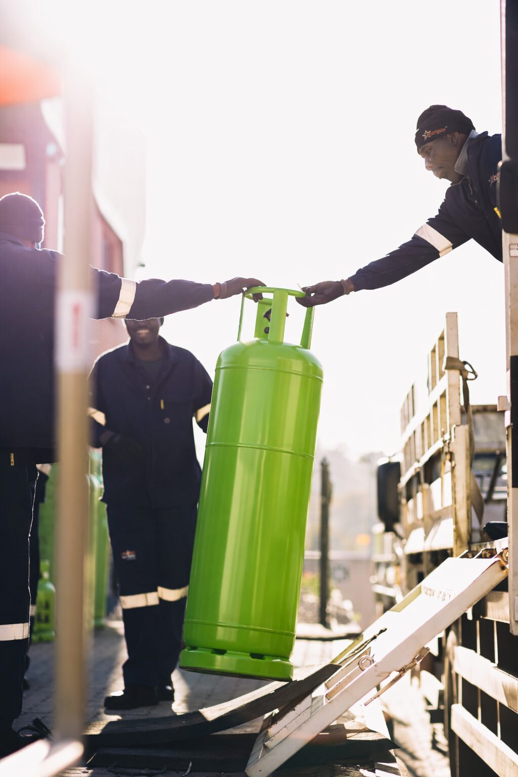 Swap your empty cylinder for a full one