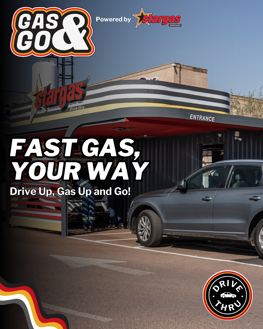 Stargas Gas & Go drive-thru depot