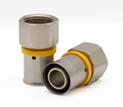 16/20 1/2 inch female brass PEX gas fitting for LPG installations - alternate view