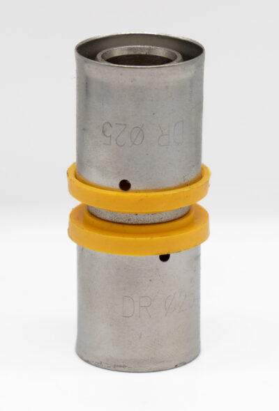 20/25 PEX gas equal straight brass press fitting for LPG gas pipe