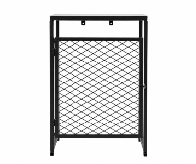 9kg single gas cylinder storage cage with lockable steel frame Single 9kg LPG gas bottle security cage for outdoor storage Galvanized steel cage designed for one 9kg gas cylinder
