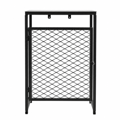 9kg single gas cylinder storage cage with lockable steel frame Single 9kg LPG gas bottle security cage for outdoor storage Galvanized steel cage designed for one 9kg gas cylinder