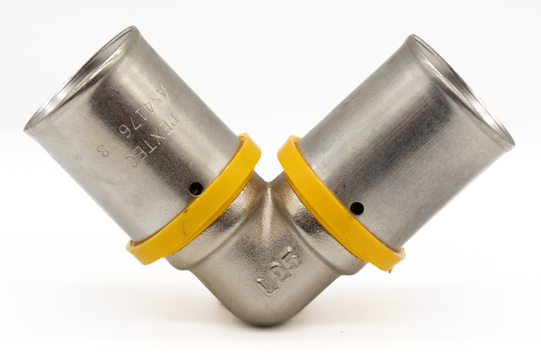 20/25 PEX gas elbow brass fitting for LPG gas pipe direction change