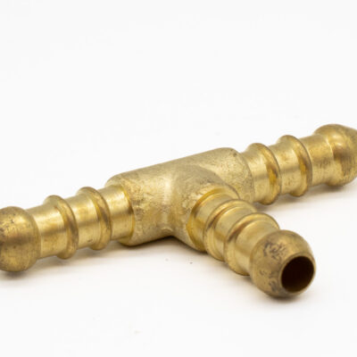 BRASS 8MM HOSETAIL EQUAL TEE