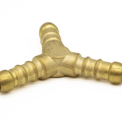 BRASS 8MM HOSETAIL Y – PIECE