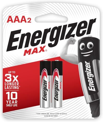 ENERGIZER AAA MAX BATTERY – 2 PACK
