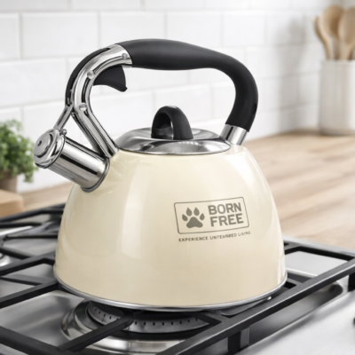 Cadac Born Free Whistling Kettle – Beige