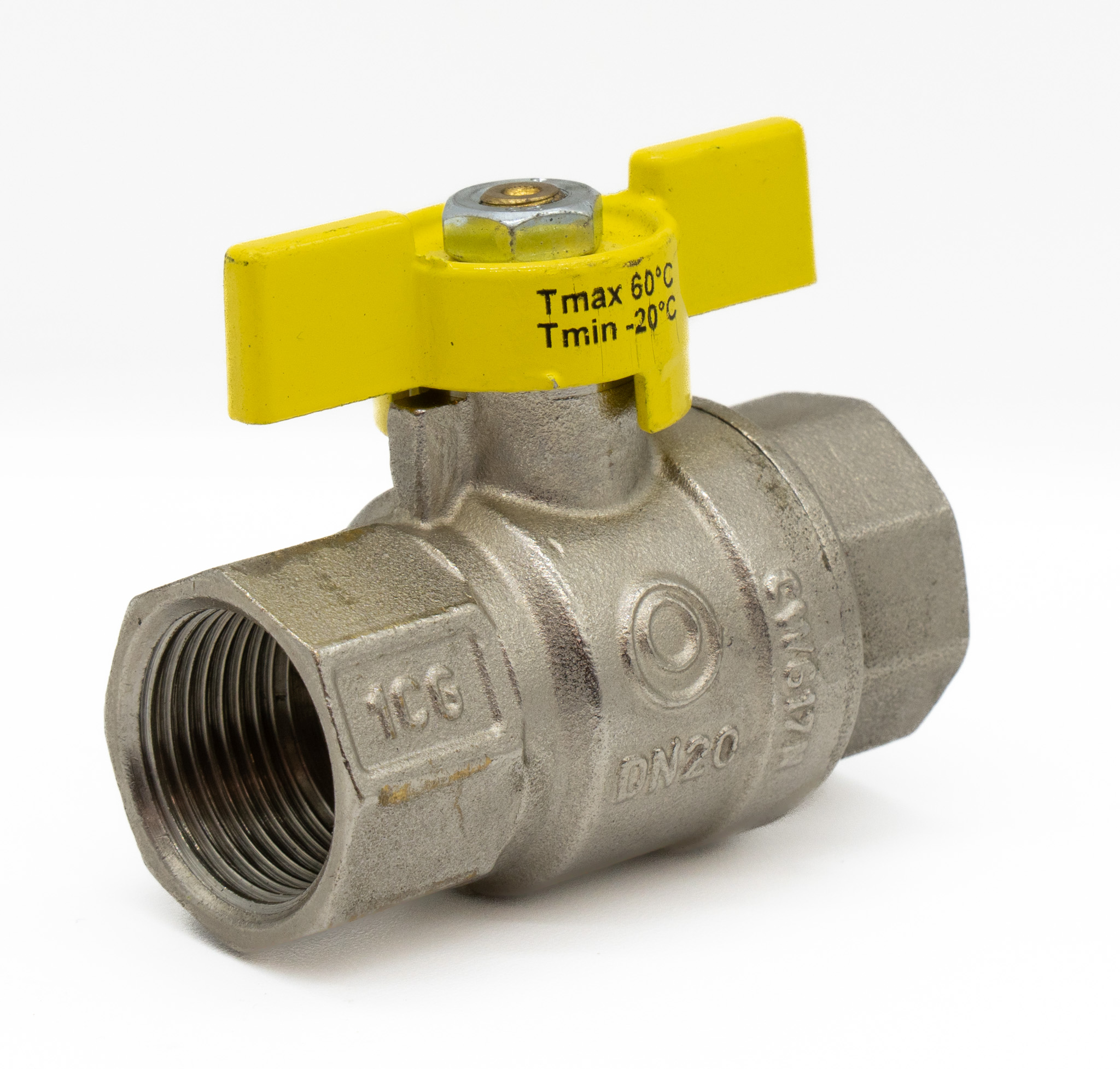 BRASS BUTTERFLY BALL VALVE 3/4″