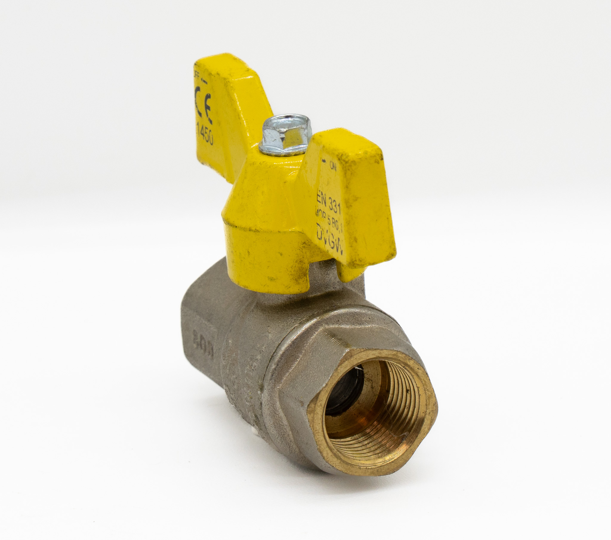 BRASS BUTTERFLY BALL VALVE 3/8″