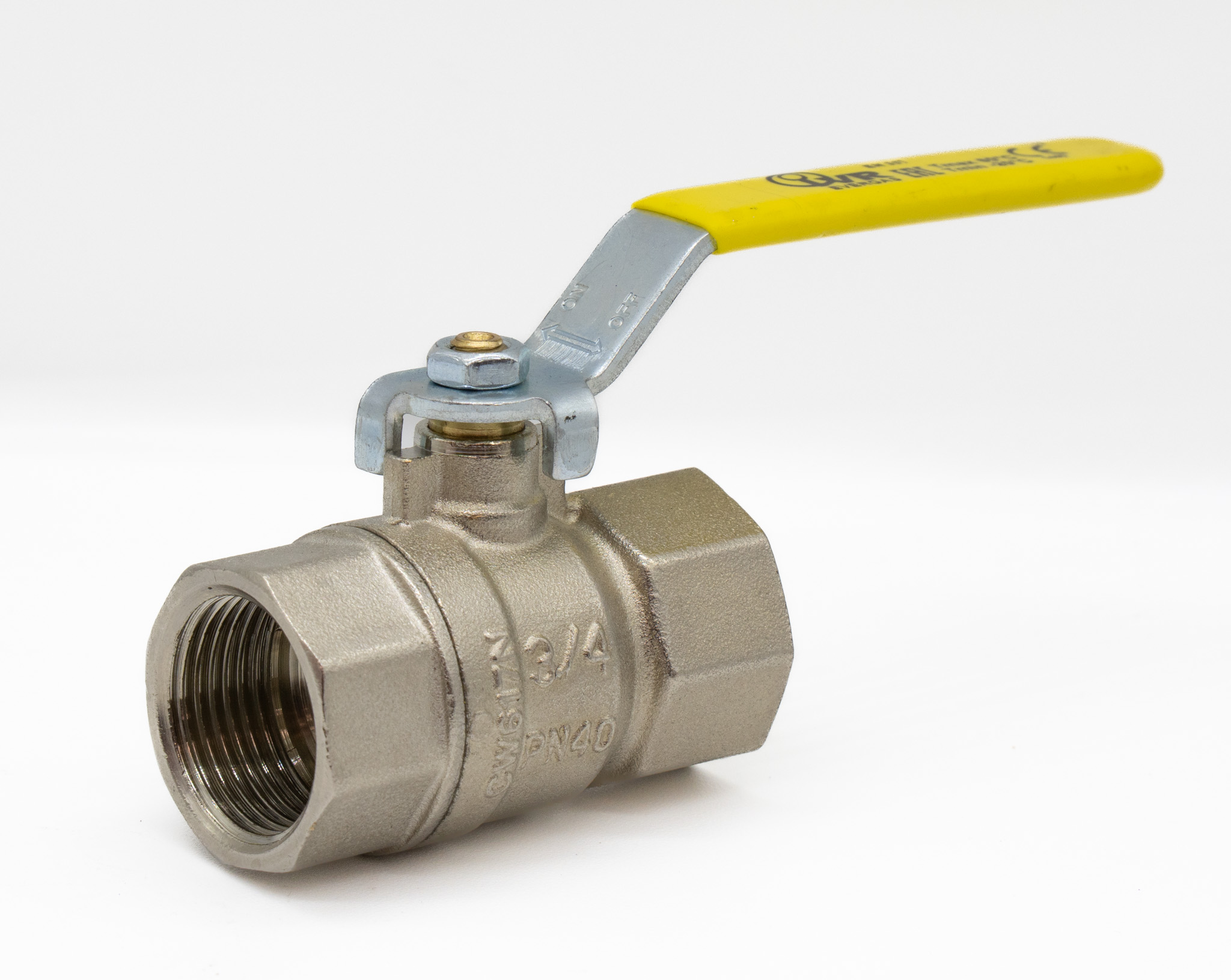 BRASS BALL VALVE 3/4″ LONG LEVER