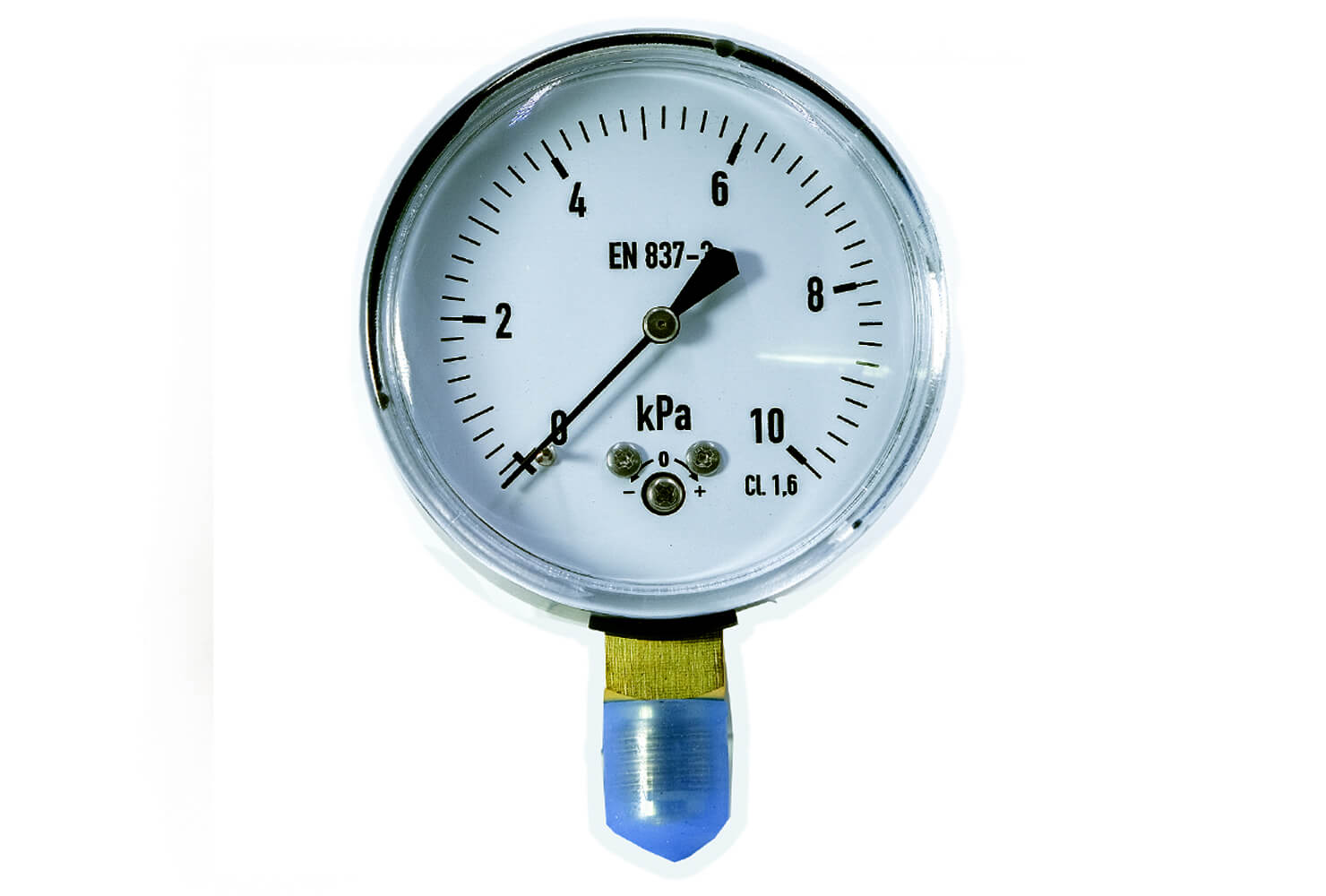Pressure Gauge 0-10Kpa 1/4 Male